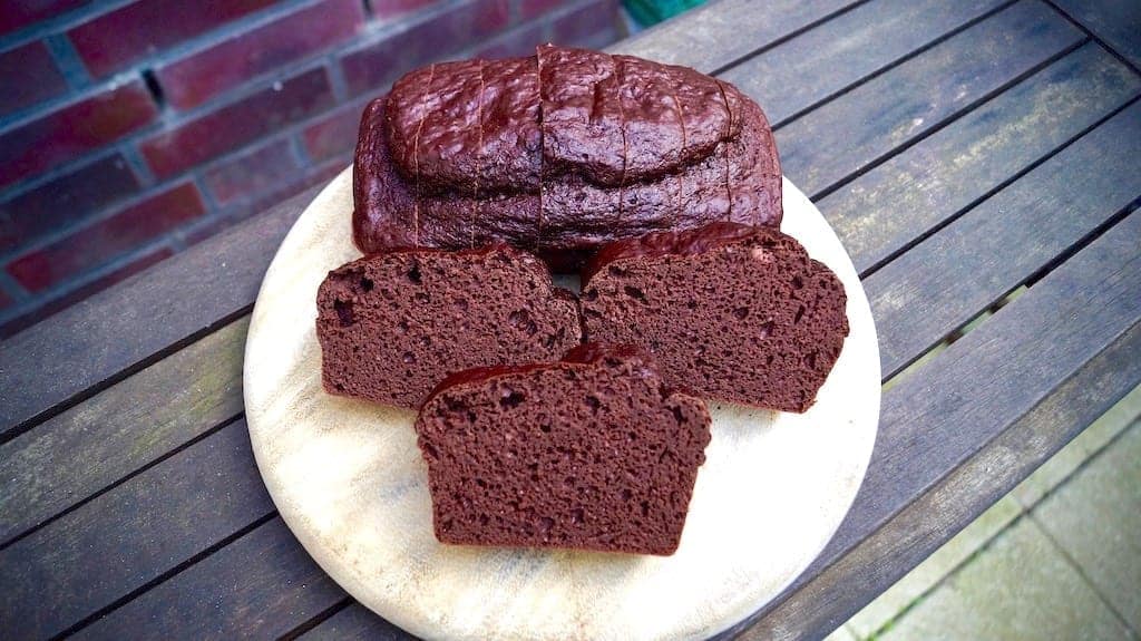 Healthy kidney beans chocolate cake