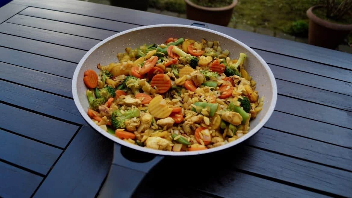  Vegetable Nasi Goreng  Fitness fried rice with vegetables  