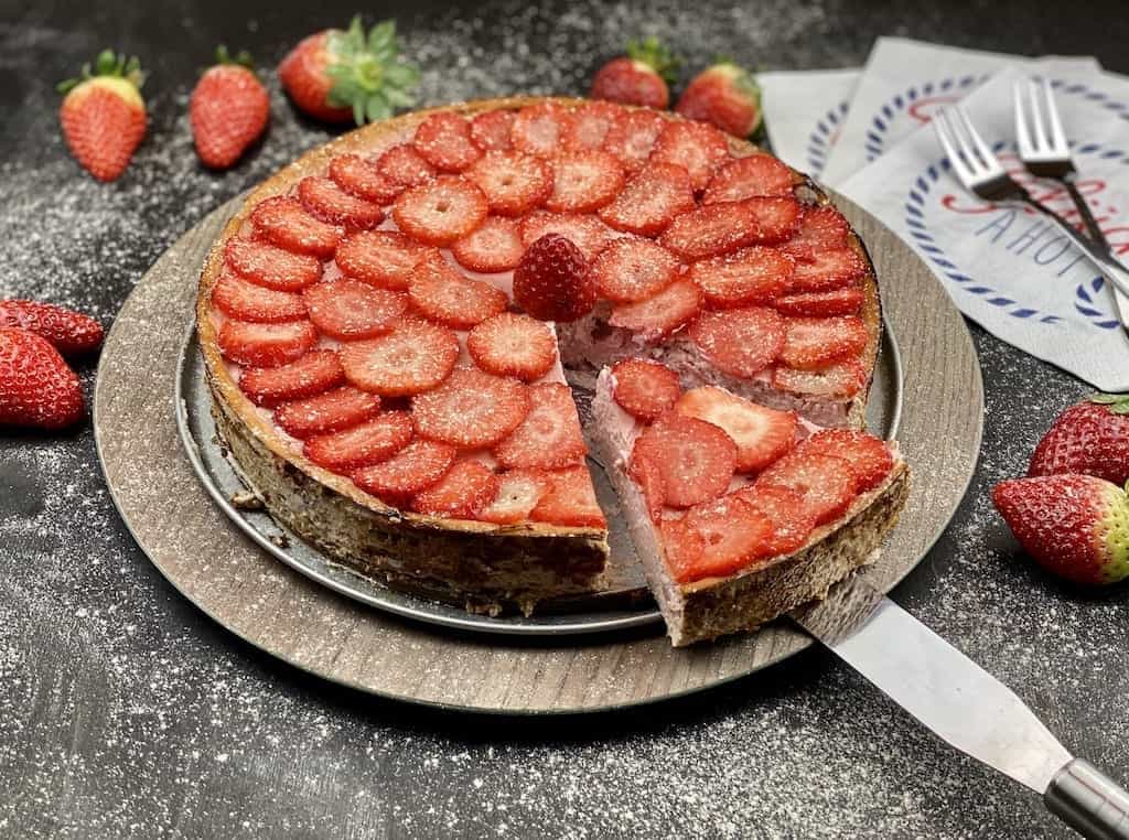 Strawberry Fitness Cheesecake