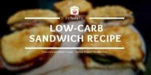 Low carb sandwich recipe Turkey Oopsie Sandwiches Low-carb sandwich recipe - Turkey Oopsie Sandwiches