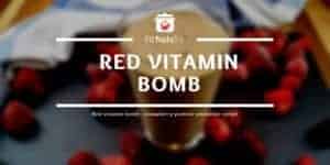 Red vitamin bomb strawberry protein smoothie recipe Red vitamin bomb - strawberry protein smoothie recipe