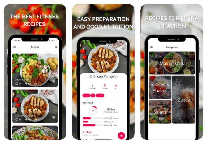 The best 🥇 Healthy Recipes App for iOS and Android 📱 Download