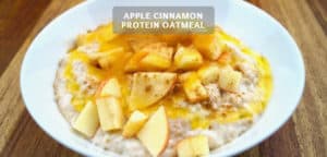 Apple Cinnamon Protein Oatmeal