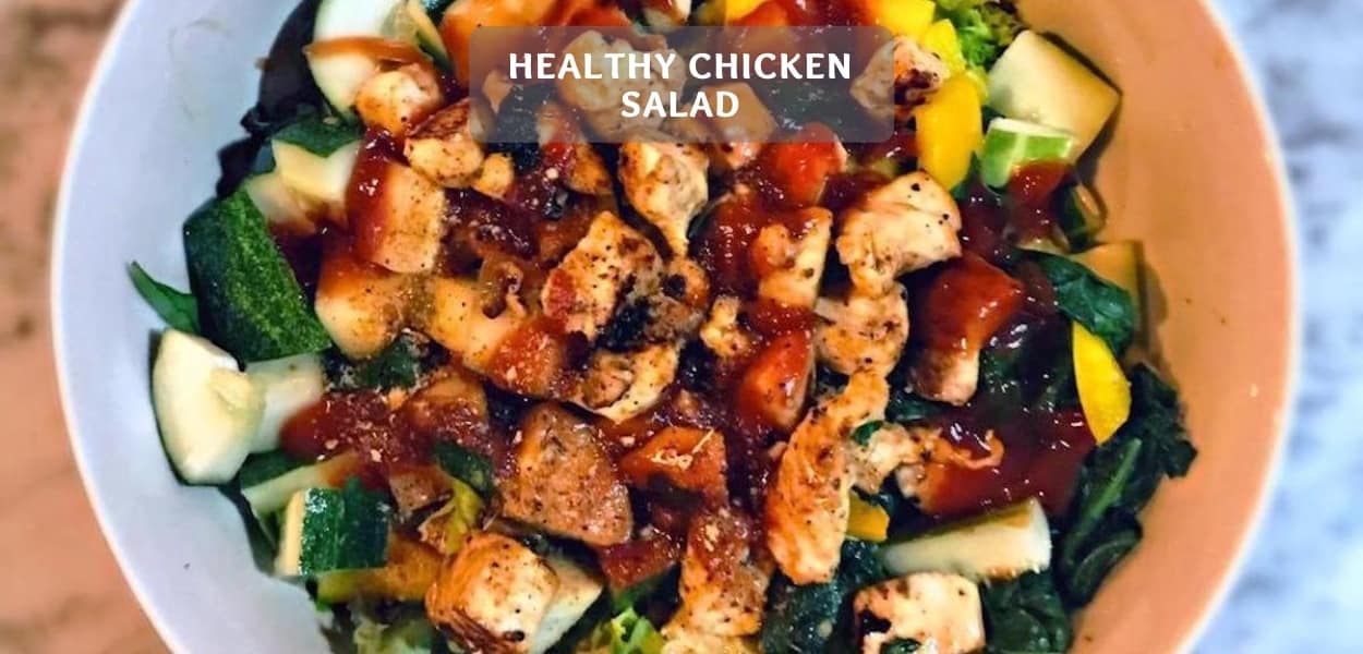 The BEST Chicken Chopped Salad - Healthy Fitness Meals