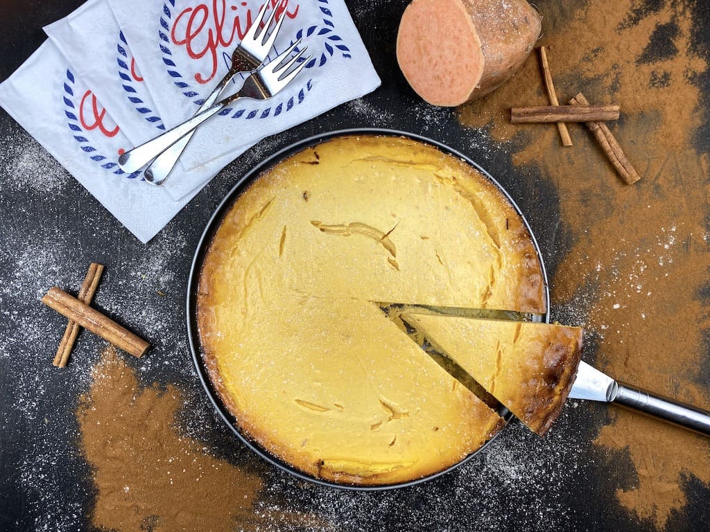 Healthy Sweet-Potato Cheesecake