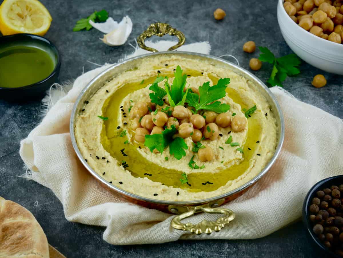 Healthy chickpea spread