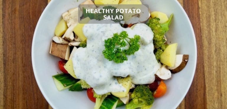 Healthy potato salad – Fitness potato salad with vegetables