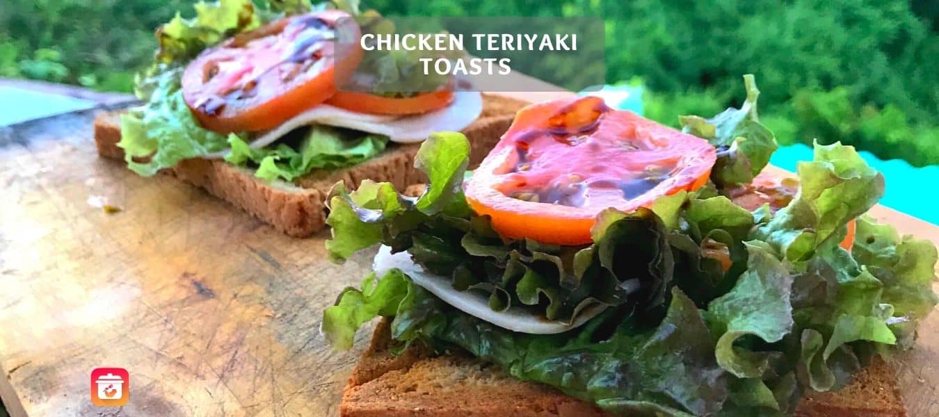 Chicken Teriyaki Toasts – Healthy Sandwich Recipe