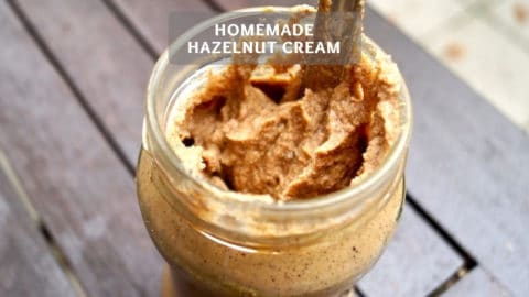 Homemade Hazelnut Cream - Healthy Hazelnut Cream Recipe