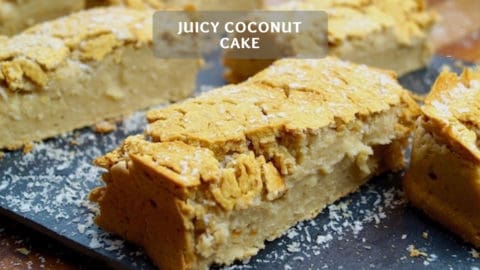 Juicy coconut cake