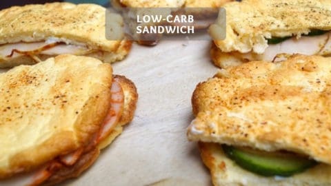 Low-Carb Sandwich Recipe - Turkey Oopsie Sandwiches