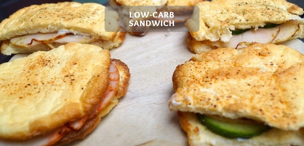 Low-Carb Sandwich Recipe – Turkey Oopsie Sandwiches