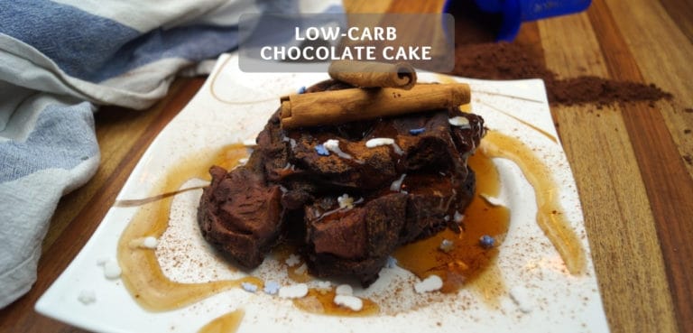 Low-carb chocolate cake recipe – Healthy chocolate microwave cake