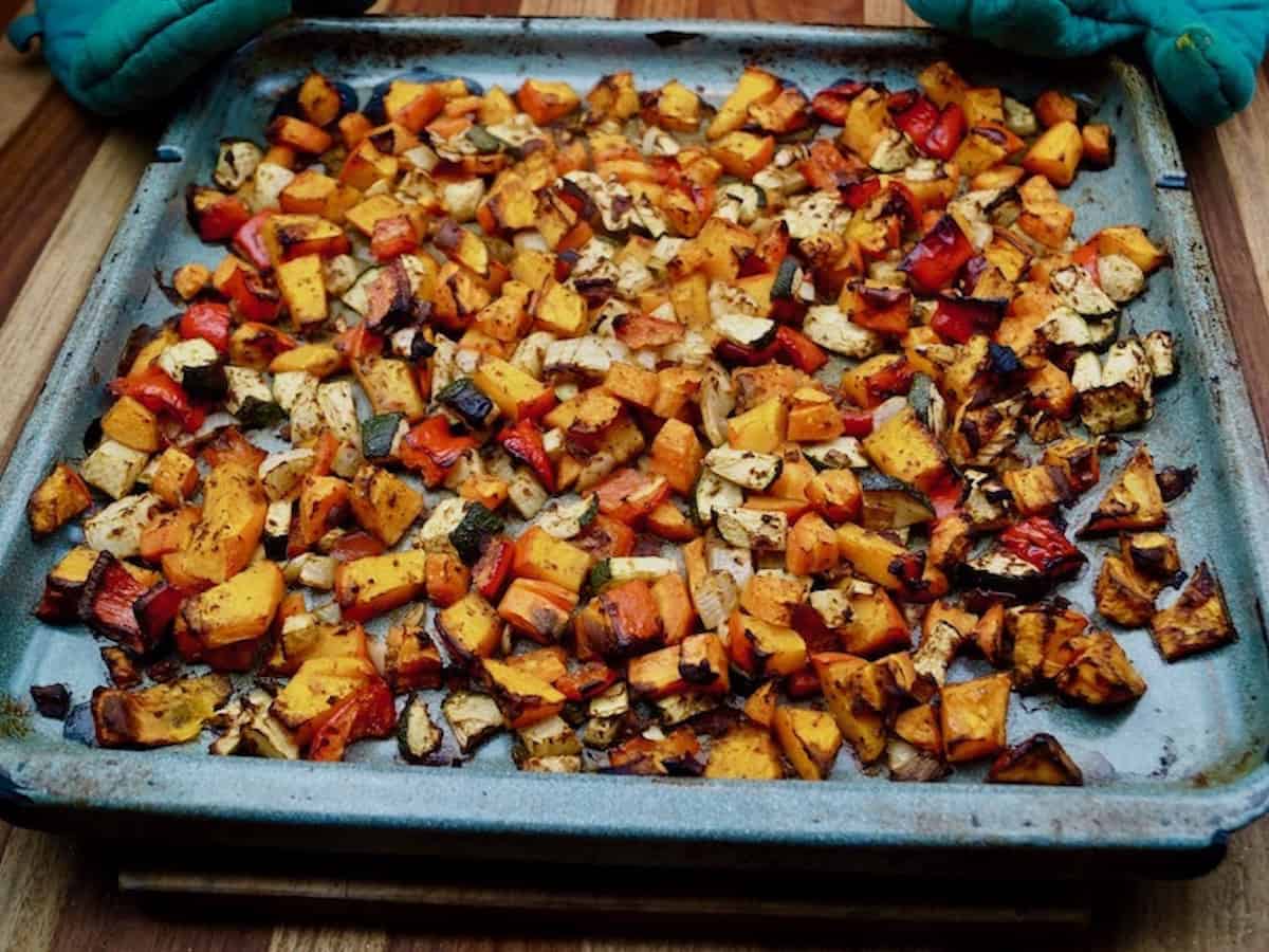 Oven Pumpkin Vegetables