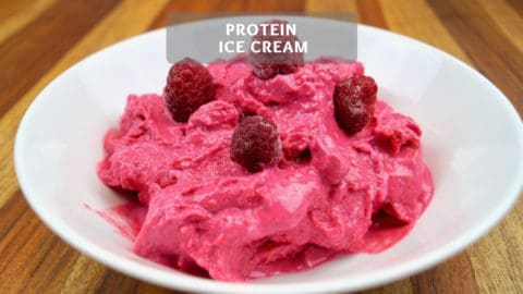 Healthy Fruit Ice Cream  - Protein ice cream without sugar