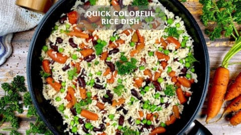 Quick Colorful Rice Dish - Healthy Lunch Recipe
