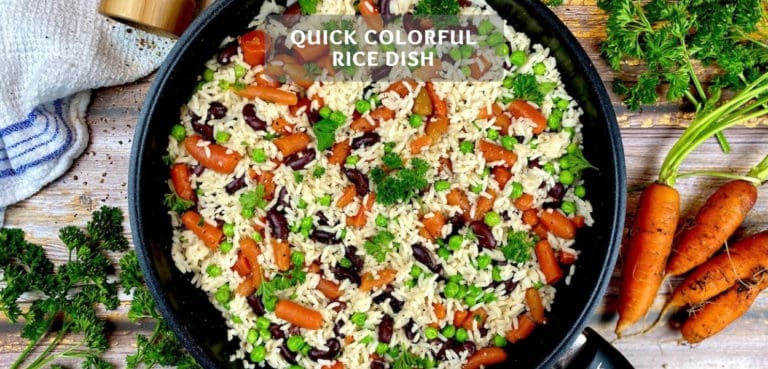 Quick Colorful Rice Dish – Healthy Lunch Recipe