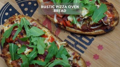 Rustic Pizza Oven Bread - Healthy Pizza Bread Recipe