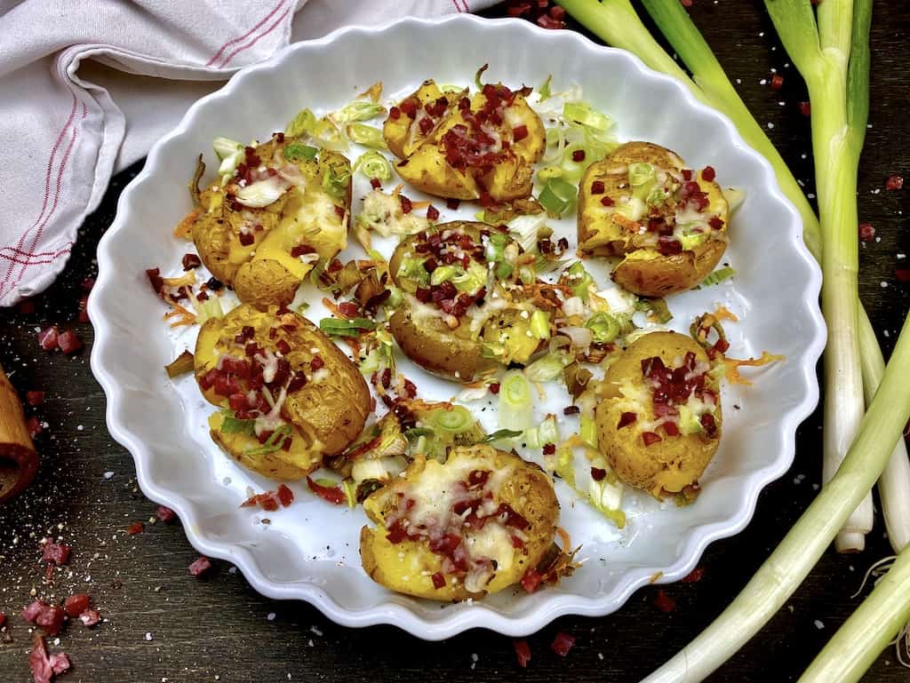 Crispy Smashed Potatoes - Healthy Fitness Meals