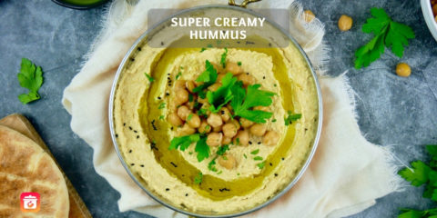 Super creamy Hummus – Healthy chickpea spread