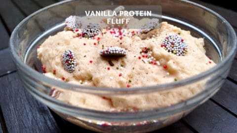 Healthy dessert! Vanilla Protein Fluff from white beans
