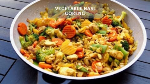 Vegetable Nasi Goreng - Fitness fried rice with vegetables