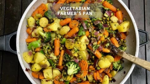 Vegetarian farmer's pan - Healthy vegetable recipe