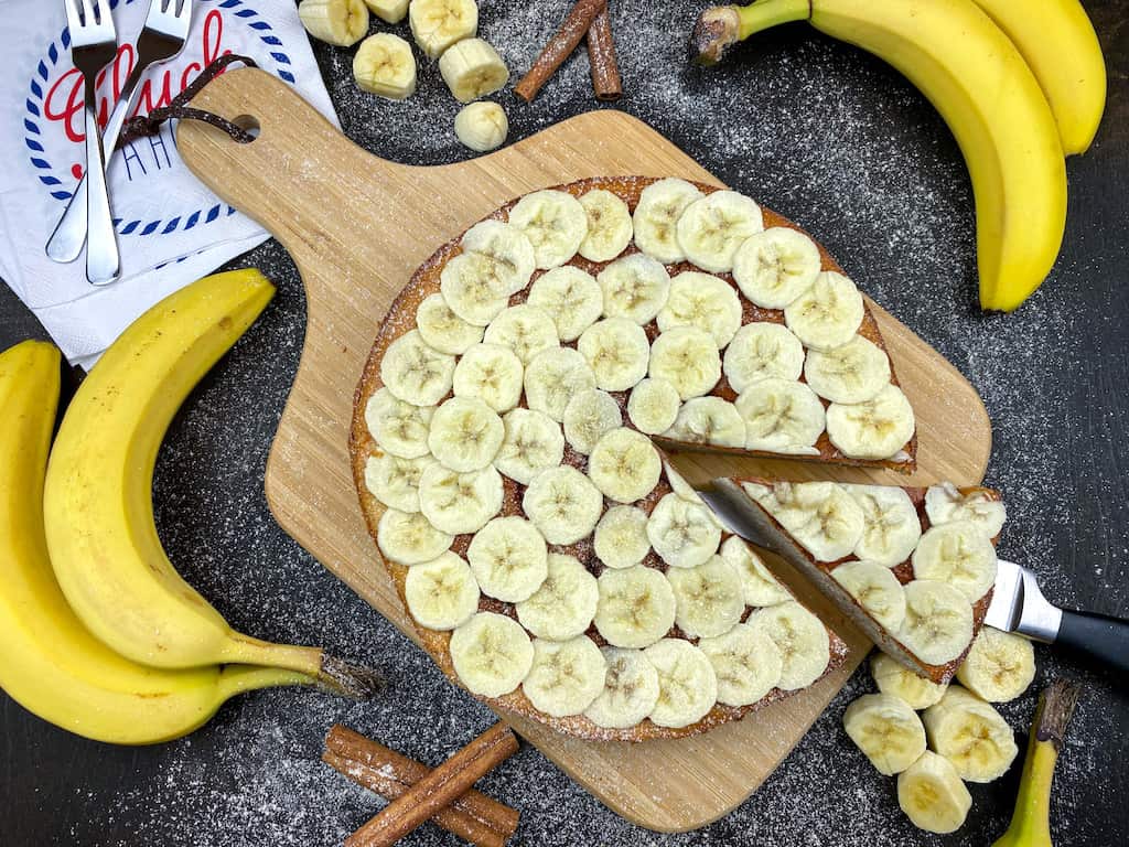 healthy protein banana cake